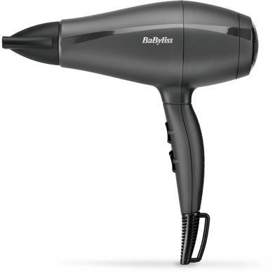 BaByliss Фен Super Light Pro, 2000Вт, режимов-3, HTDC мотор, тонкий концентратор 6 мм, черный 5910E фото