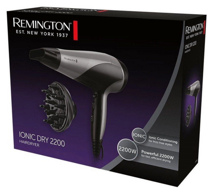 Фен Remington D3190S Ionic Dry (6884553) 45761560100 фото