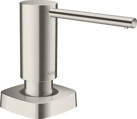 Дозатор для мийних засобів Hansgrohe A71, 500мл, сталевий (355186)