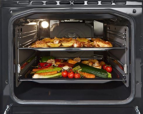 Gorenje Плита комби, 62л, 50x60см, дисплей, газ-контроль, чугун, белый GK5A41WF фото