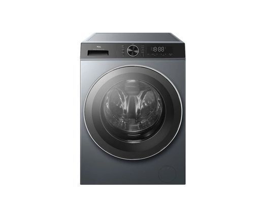TCL Пральна машина фронтальна, 9кг, 1400, A+++, 57см, дисплей, пара, інвертор, сірий (384755) FP0934SA1UA фото