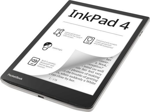 PocketBook Электронная книга 743G InkPad 4, Stardust Silver PB743G-U-CIS фото