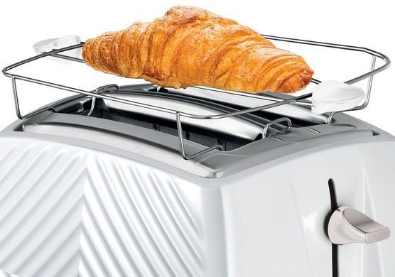 Russell Hobbs Тостер Groove 2 Slice, 850Вт, пластик, підігрів, розморож.,білий (362360) 26391-56 фото