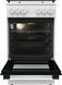 Gorenje Плита комби, 62л, 50x60см, дисплей, газ-контроль, чугун, белый GK5A41WF