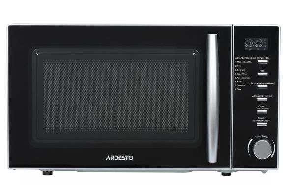 Микроволновая печь ARDESTO 20л, электр.управл., 700Вт, дисплей, откр.ручкой, серебристый (295802) GO-E725S фото