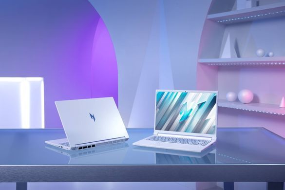 Acer Ноутбук Nitro V 14 ANV14-61 14.5" WQXGA IPS, AMD R7-8845HS, 32GB, F1TB, NVD4050-6, Lin, білий (382607) NH.QTYEU.009 фото