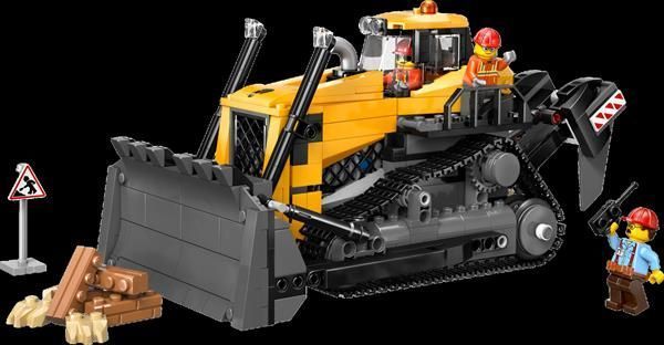 Конструктор LEGO City Жовтий бульдозер 682 деталі (60466)