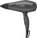 BaByliss Фен Super Light Pro, 2000Вт, режимов-3, HTDC мотор, тонкий концентратор 6 мм, черный 5910E