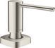 Дозатор для мийних засобів Hansgrohe A71, 500мл, сталевий (355186)