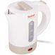 Tefal Електрочайник Travel-o-city 0.5л, Strix, пластик, в комплекті 2 склянки + 2 ложки, біло-бежевий (243031) KO120130