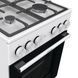 Gorenje Плита комби, 62л, 50x60см, дисплей, газ-контроль, чугун, белый GK5A41WF