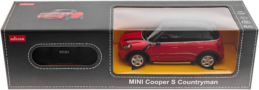 Машинка Rastar Mini Cooper S Countryman 1:24 Красный
