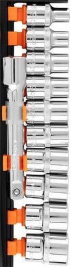 Набір головок торцевих з тріскачкою Neo Tools 10-030 1/2", 12 шт. 10-030 фото