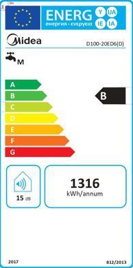 Водонагреватель MIDEA PRIME Wi-Fi D100-20ED6 (D) 000003983 фото