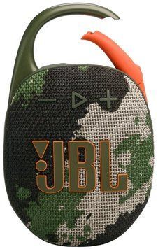 Портативна акустика JBL Clip 5 Камуфляж (JBLCLIP5SQUAD) JBLCLIP5SQUAD фото