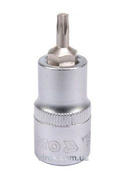 Головка торцева YATO квадрат 1/2 "TORX" Т25, L= 55 мм