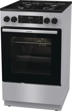 Gorenje Плита комби, 62л, 50x60см, дисплей, IconLed, эмалированные, титан GK5C60SJ фото
