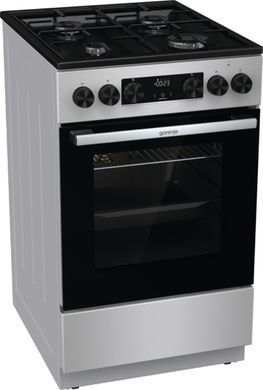 Gorenje Плита комби, 62л, 50x60см, дисплей, IconLed, эмалированные, титан GK5C60SJ фото