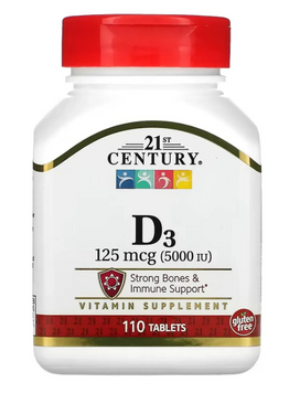 D3 125 mcg (5000 IU) - 110 tabs