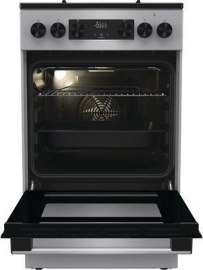 Gorenje Плита комби, 62л, 50x60см, дисплей, IconLed, эмалированные, титан GK5C60SJ фото
