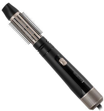 Remington Фен-щетка Blow Dry & Style Caring, 1000Вт, режимов-2, иониз-я, хол. обдув, чехол, керамика, черно-золотой AS7500 фото
