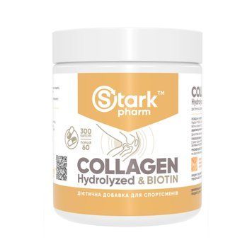 Collagen Hydrolyzed Biotin - 300 caps Stark Pharm