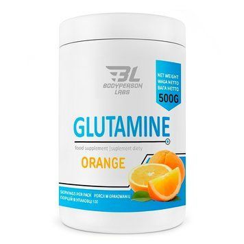 Glutamine - 500g Orange Bodyperson Labs