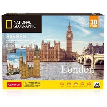 3D пазл CubicFun National Geographic Биг-Бен (DS0992h) dt_22925 фото