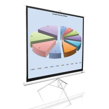 Проекційний екран ELITE SCREENS T136NWS1, 1:1, 243,8x243,8, Мобільний, 136