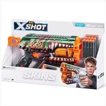 Швидкострільний бластер X-Shot Skins Griefer Beast Out 12 патронів (36561A) dt_25360 фото