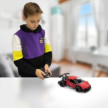 Автомобіль GESTURE SENSING з р/к та з сенсорним керуванням - DIZZY (червоний, акум.3,7V, 1:16)