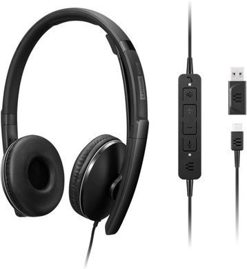 Гарнитура Lenovo Wired ANC Headset Gen 2 (Teams) 4XD1M45627 фото