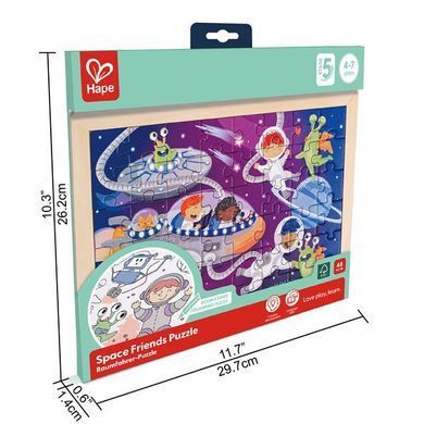 Пазл Hape Пришельцы с раскраской (E1644) dt_28429 фото