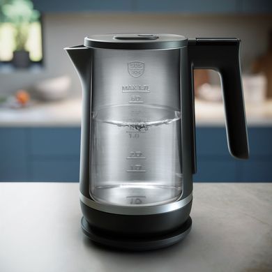Электрочайник Philips Series 7000, Strix, с двойными стенками, 6 темп.реж, черный (376888) HD9396/90 фото