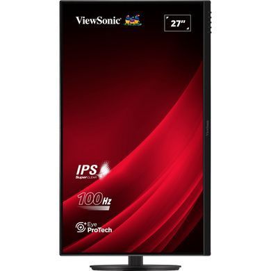 27" 16:9 IPS РК монітор, 1920х1080, 100 Гц, HDMI, VGA, Display Port VIEWSONIC VA2708-HDJ 3728450 фото