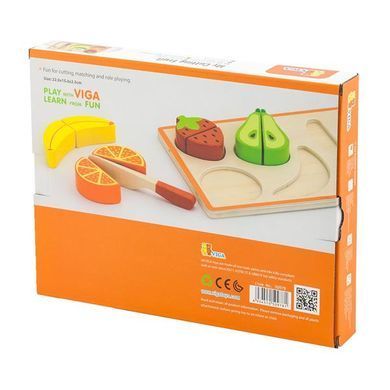 Іграшкові продукти Viga Toys Дерев'яні фрукти (50978) dt_934 фото
