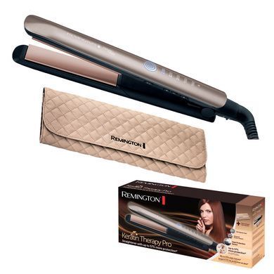 Remington Випрямляч Keratin Therapy Pro, >300Вт, 160-230С, кераміка, бронзовий (179464) S8590 фото