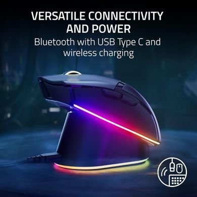 Razer Мышь Cobra Pro, RGB, USB-A/WL/BT, чёрный RZ01-04660100-R3G1 фото