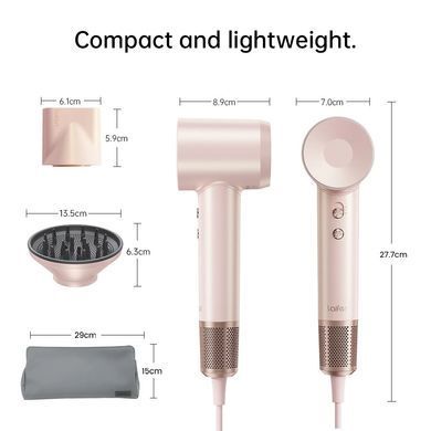 Фен для волос Laifen Swift Premium с ионизацией, Platinum Pink LF03-PPG-EU фото