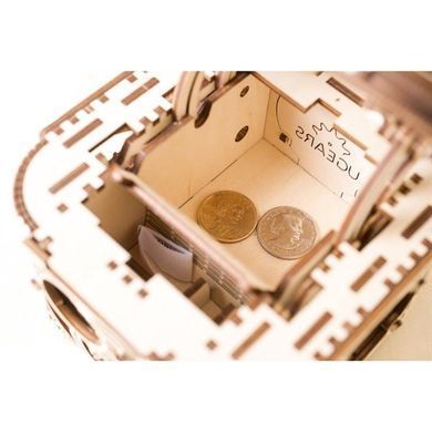 Дерев'яний механічний 3D конструктор Ugears Скринька з секретом (70031) dt_93572 фото