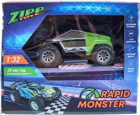 Машинка ZIPP Toys Rapid Monster Green ibs_5320073 фото