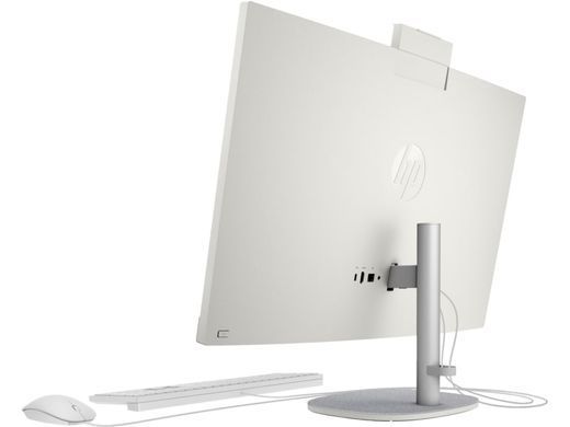HP Комп'ютер персональний моноблок All-in-One 27" FHD IPS AG, AMD R5-7520U, 16GB, F512GB, UMA, WiFi, кл+м, DOS, білий (381485) AR0N4EA фото