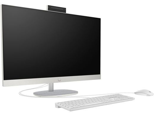 HP Комп'ютер персональний моноблок All-in-One 27" FHD IPS AG, AMD R5-7520U, 16GB, F512GB, UMA, WiFi, кл+м, DOS, білий (381485) AR0N4EA фото