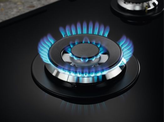 Electrolux Варильна поверхня газова на склі, 75см, чавун, чорний (365539) KGG75362K фото