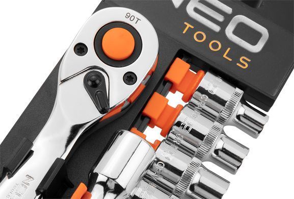 Набір головок торцевих з тріскачкою Neo Tools 10-030 1/2", 12 шт. 10-030 фото