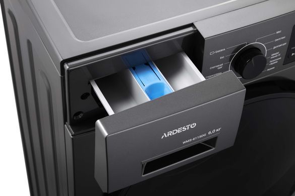 ARDESTO Пральна машина з фронт. завант. WMS-6115DG, 6кг, 1000, A++, 45см, Дисплей, Сірий (350457) WMS-6115DG фото