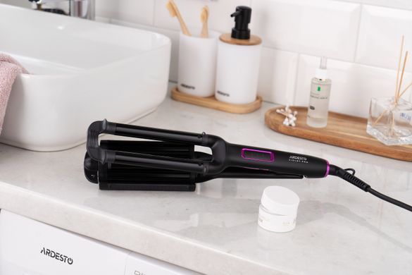 Плойка для создания локонов Ardesto Violet Pro, 90Вт, 170-210C, керамика, черный HC-Y220PRO фото