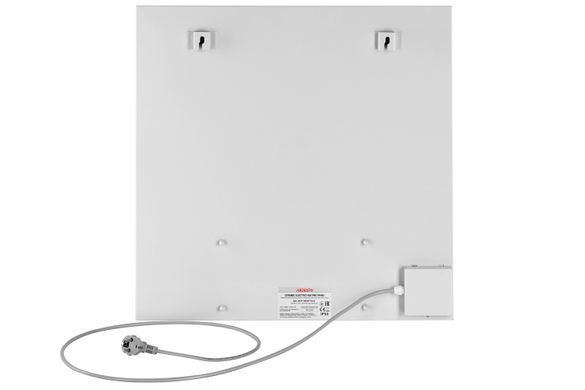 Керамічна електронагрівальна панель Ardesto HCP-395WT-ECO, 395 Вт, 8 м2, 60 х 60 см, IP54, білий (328826)