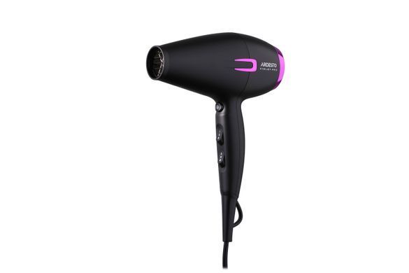 ARDESTO Фен Violet PRO HD-Y221PRO ,1750-2100Вт, 2 швидкості, 3темп.режими,дифузор, чорний (359659) HD-Y221PRO фото