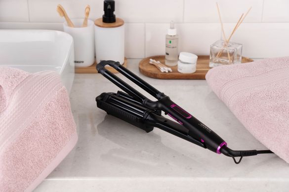 Плойка для создания локонов Ardesto Violet Pro, 90Вт, 170-210C, керамика, черный HC-Y220PRO фото